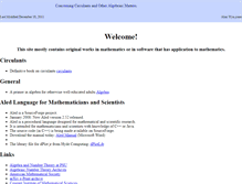 Tablet Screenshot of circulants.org